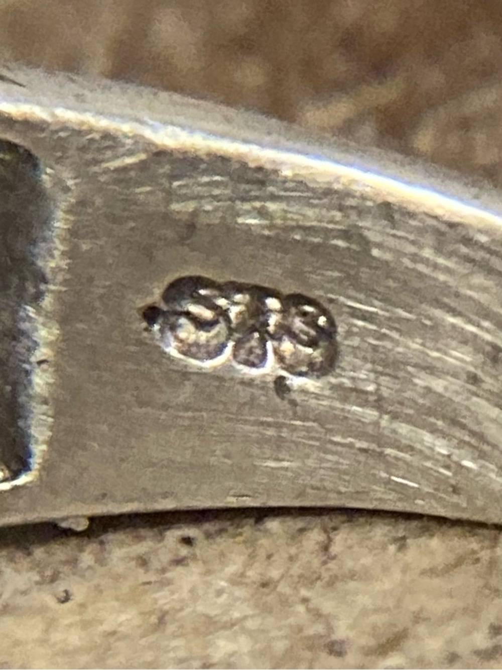 Sterling Silver Ring Band STS Chuck Clemency Silver Orange with Crosses Sz 10 - Picture 13 of 16
